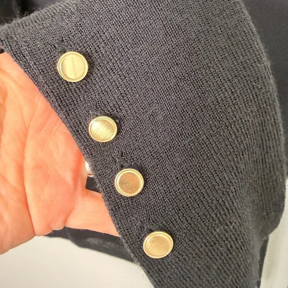 Abercrombie & Fitch 100% Merino Wool Fine Knit Mock Neck Sweater Small Capsule - Picture 7 of 12